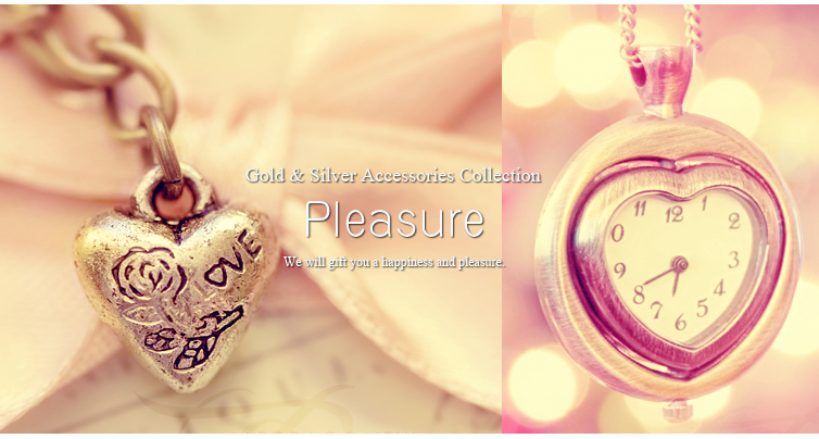 【Pleasure】ゴールドとシルバーのアクセサリーブランド